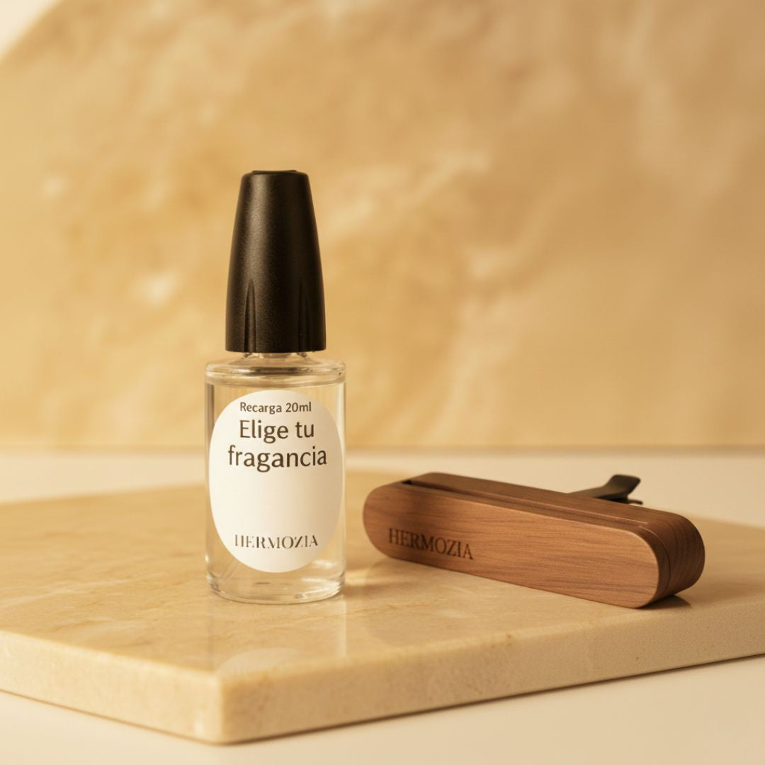 Difusor de Aroma para Coche – Madera Natural